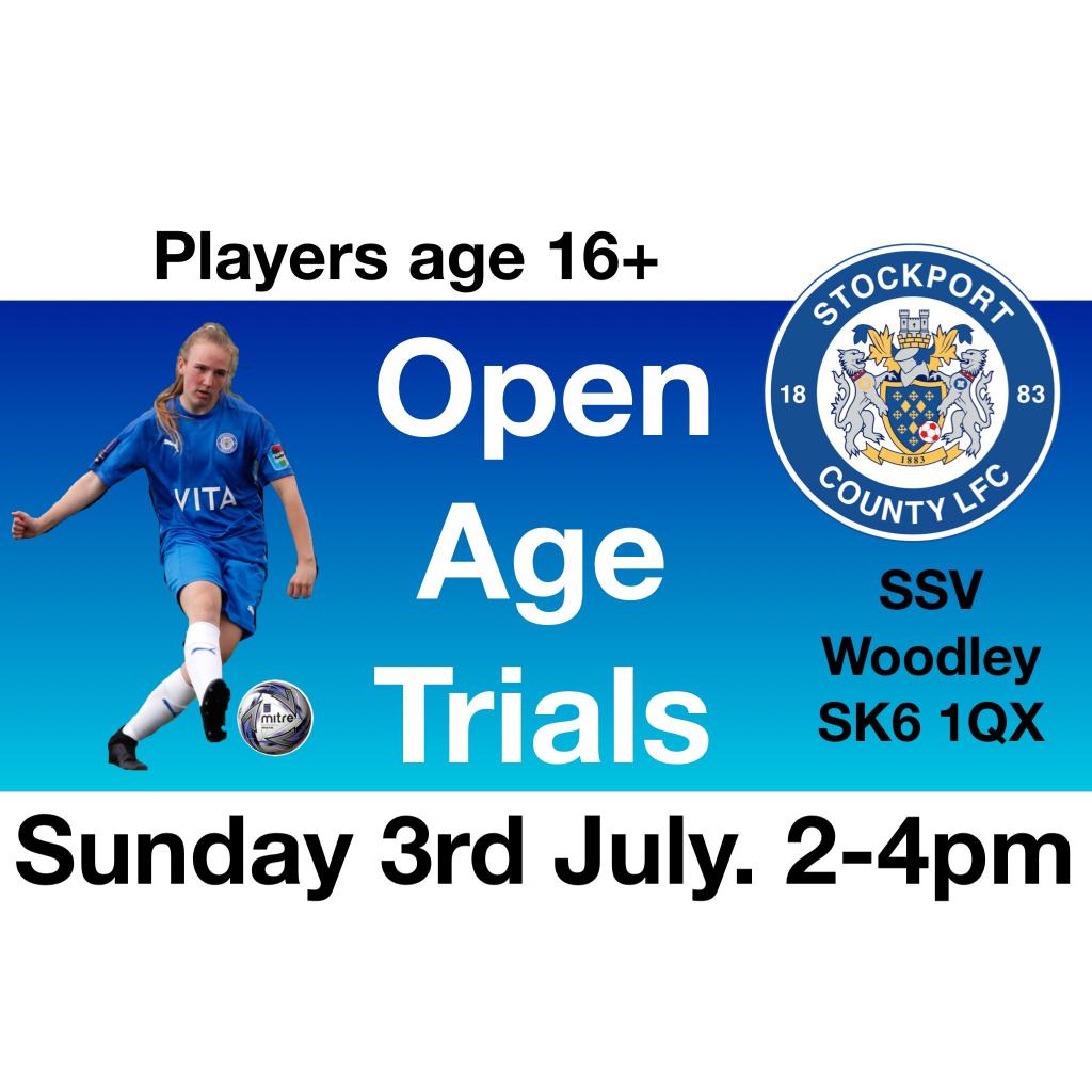 New Open Age Trials Date